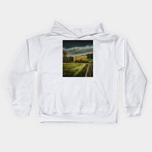 Countryside road. Kids Hoodie